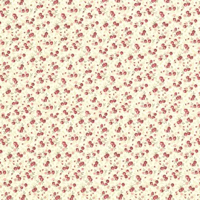 Saisonangebot Blumen-Cretonnestoff