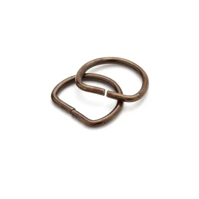 Original Ringe in Steigbügelform, bronzefarben, kleines Modell