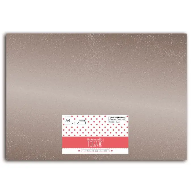 Im Trend Thermoklebende Verzierung Flex, silberfarben