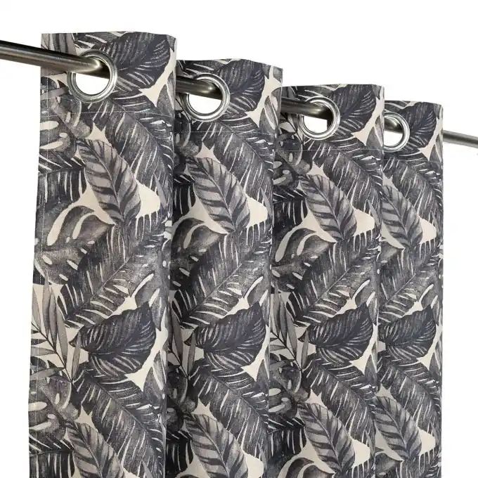 Aktuell Schwarzer Palmenvorhang 140×240 cm
