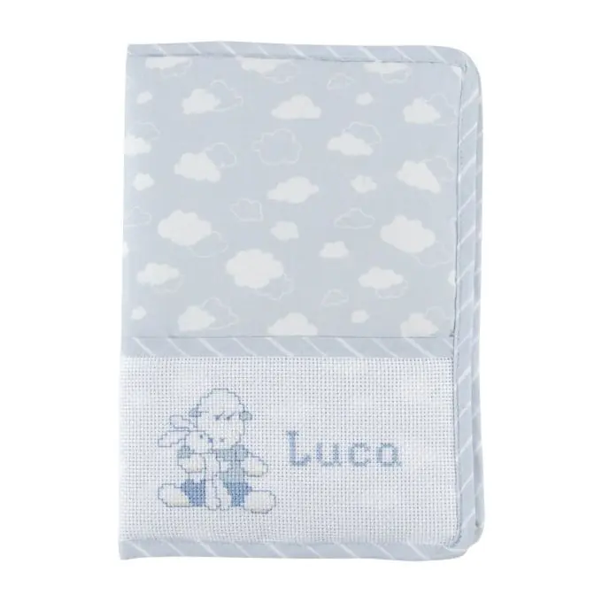 Blaue Stickerei Gesundheitsbuchhülle 18x25cm Wolken Jetzt Kaufen