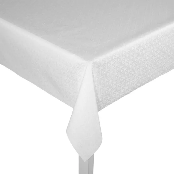 Stoff Tischdecke Orlando weiß Direktkauf