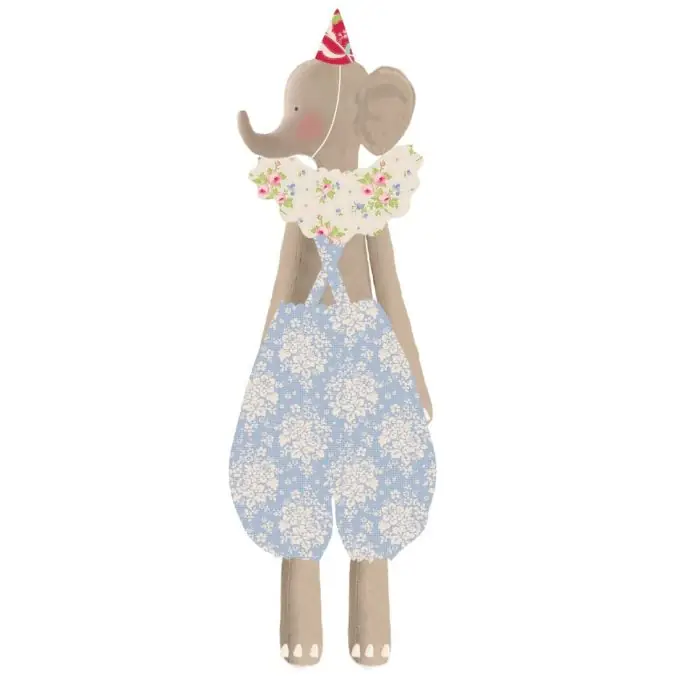 Ab Werk Tilda Elefanten-Spielzeugmuster