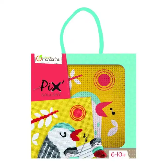 Knallerangebot Pix‘ Gallery Kanevas-Set Vogel