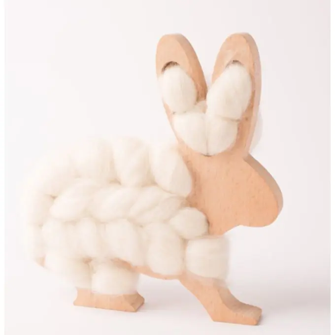 Holz-Häschen Bausatz 20x24x8,5cm Limited Edition