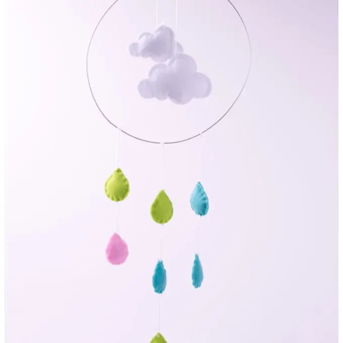 Wollfilz-Stricksetz Mobile Wolke Knallerangebot