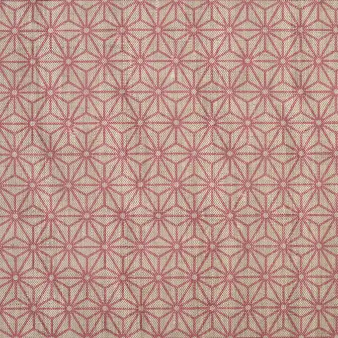 Finale Aktion Leinenstoff Sterne Origami rosa