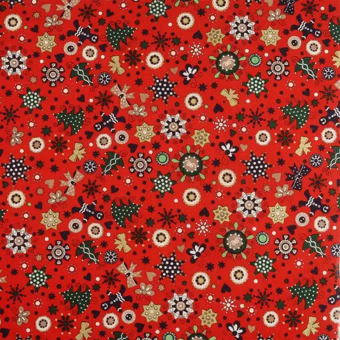 Heißes Angebot Weihnachtlicher Baumwollstoff