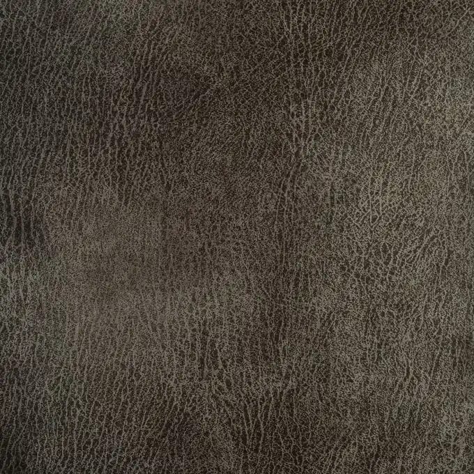 Preisreduziert Grauer Kunstleder-Stoff mit rissiger Optik