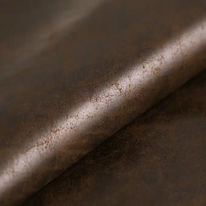 Neuheit Kunstleder braun Topper