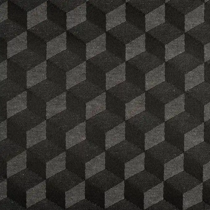 Neue Ware Jacquard Würfel schwarz