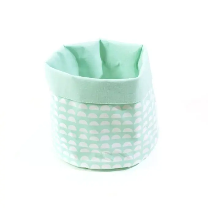 Retro Korb Menthe 15x16cm Super-Preis