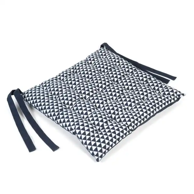 Rabatt Stuhlkissen New York Dreieck blau