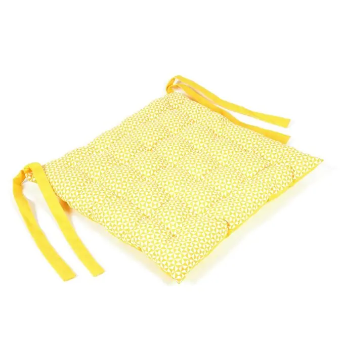 Gleich Bestellen Stuhlkissen Retro Dreieck gelb