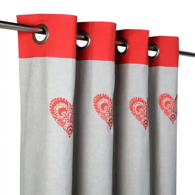 Bestickter Vorhang Zina 145x260cm Günstig