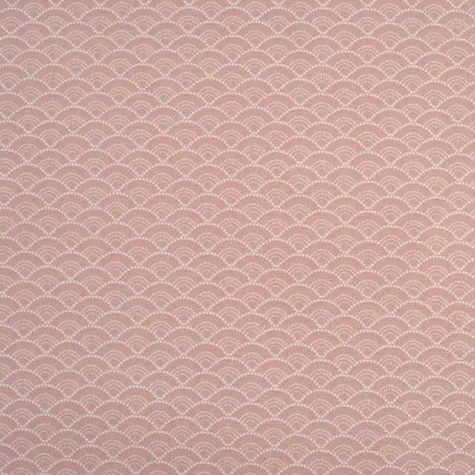 Garantierte Lieferung Dicker Baumwollstoff Schuppenmuster rosa