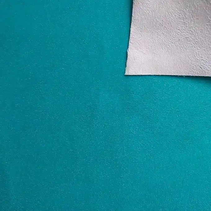 Stoff in Wildleder-Optik, doppelseitig, türkis und hellrosa Sonderangebot