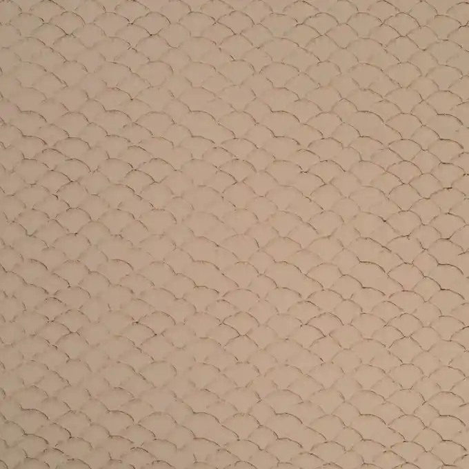 Kunstleder in Beige mit Schuppenprägung 140 cm Breite Wochenendangebot