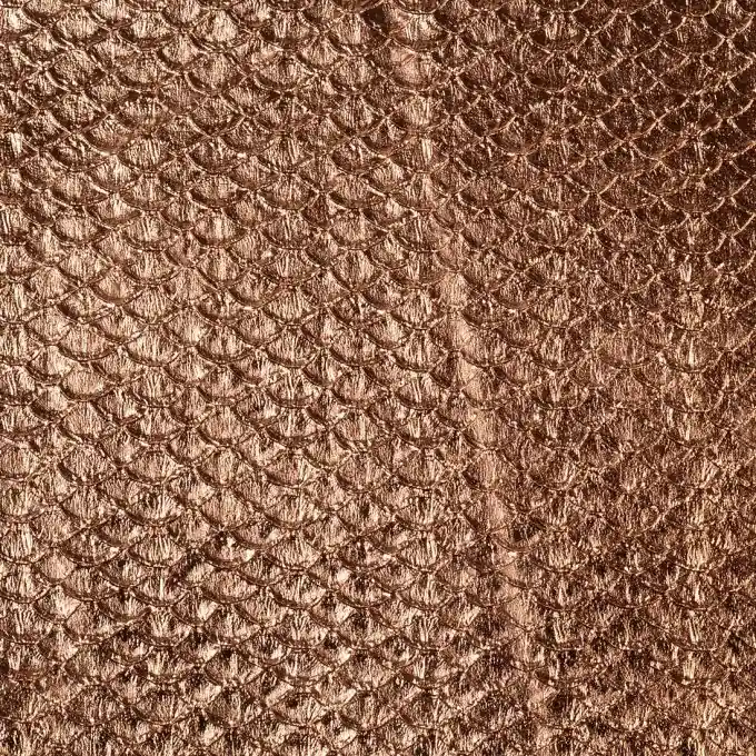 Kunstleder Schuppenmuster kupferfarben Garantierte Lieferung