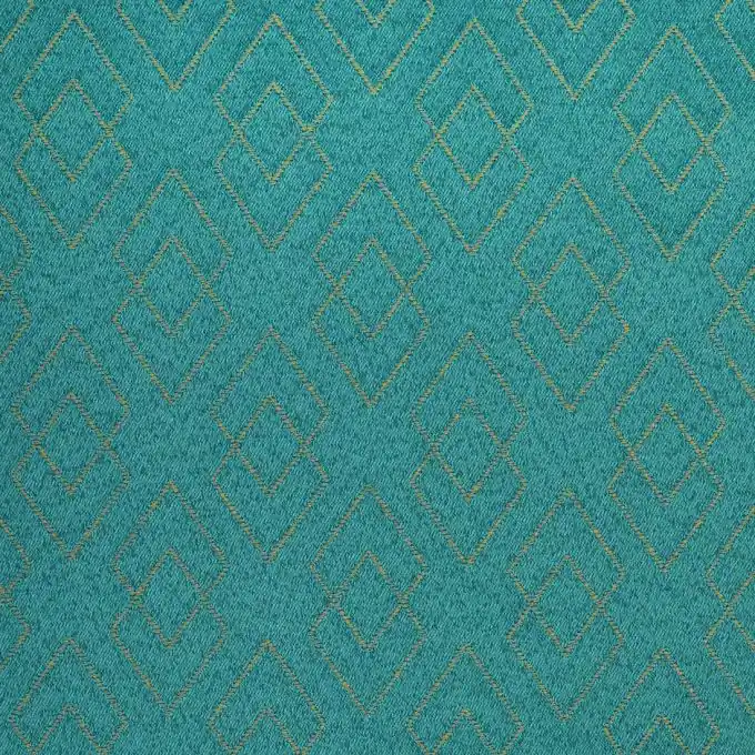 Original Jacquardstoff Trapez blau