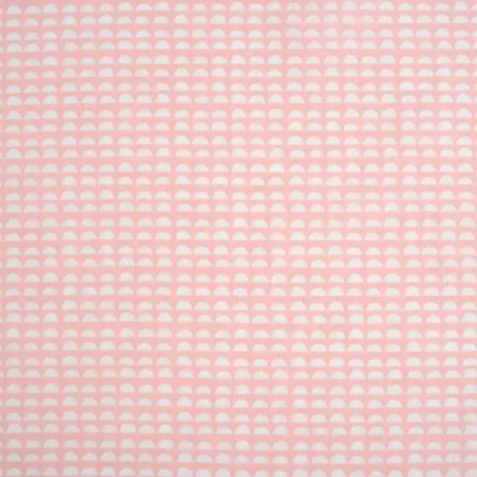 Exklusiv Baumwollstoff halb-Kreis rosa