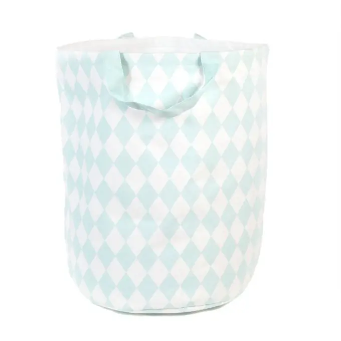 Meistverkauft Korb Rautenmuster blau