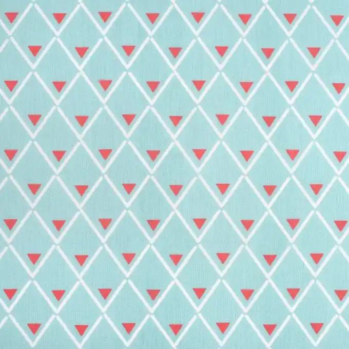 Baumwollstoff Rauten blau rosa Top-Angebot