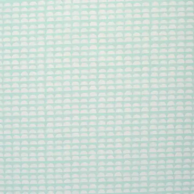 Baumwollstoff Halbkreis Mintgrün 150cm Breite Handgefertigt