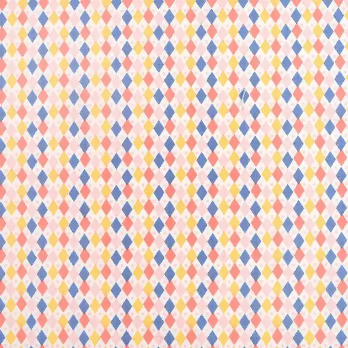 Letzte Chance Baumwollstoff Dreieck bunt