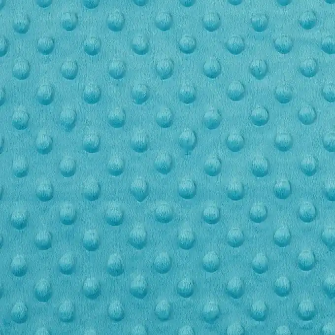 Sichere Zahlung Polar-Fleece Minky, türkisblau