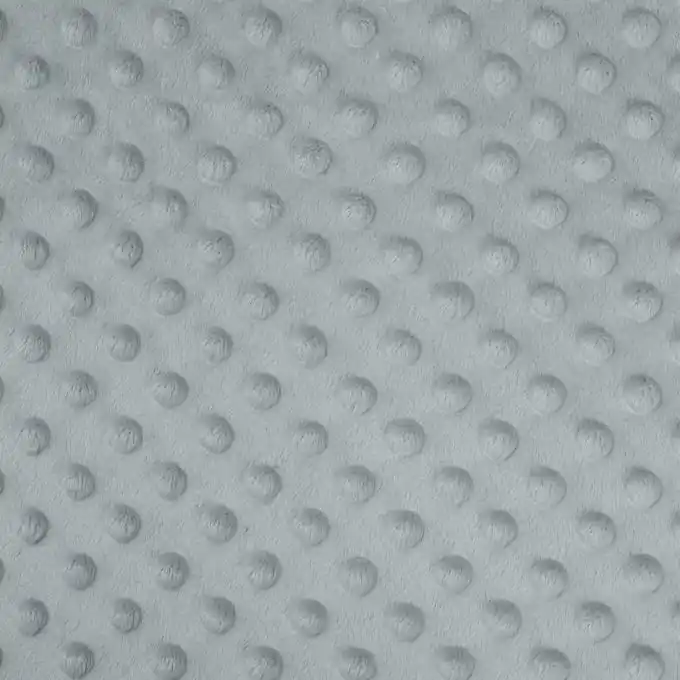 Fleece-Stoff Minky, grau Kostenfreie Lieferung