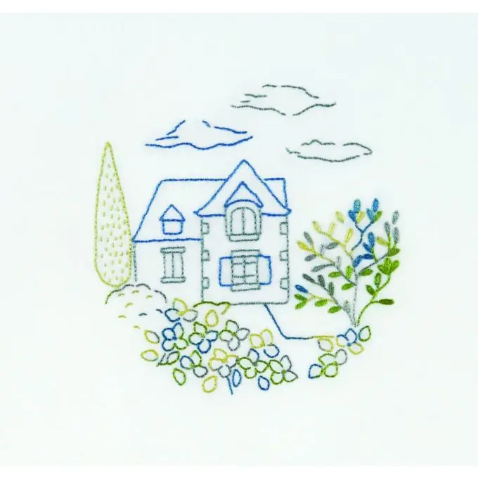 Beliebt Stickerei-Set Villa Mini 18x18cm – DIY Handarbeitskit