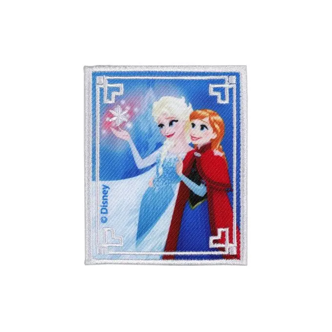 Geprüft Bügelbild Anna & Elsa