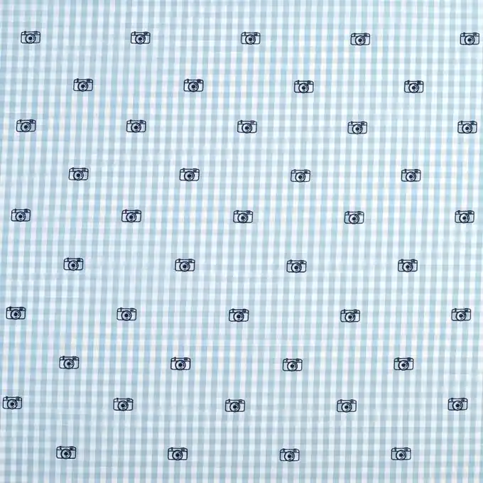 Popeline Vichy Fotoapparat Kostenloser Rückversand