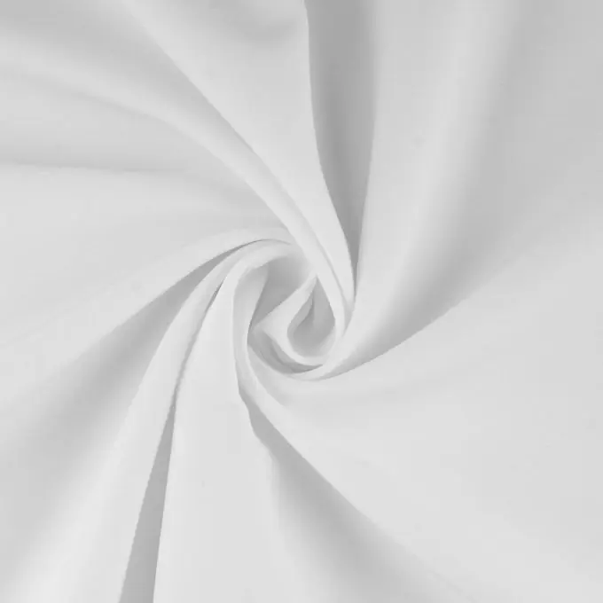 Satinierter Crêpestoff Weiß Neue Kollektion