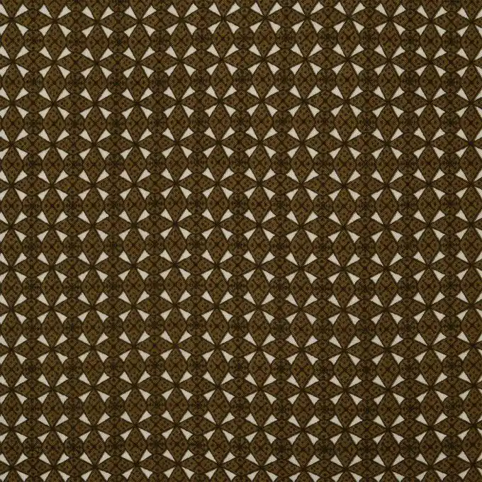 Handgefertigt Viskosestoff Majorelle ockerfarben beige