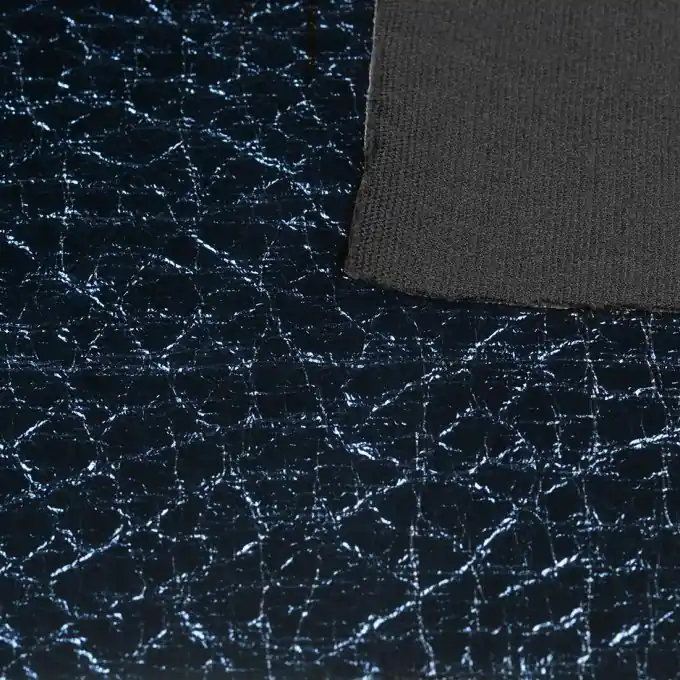 Schnäppchen Kunstleder Blau/Grau