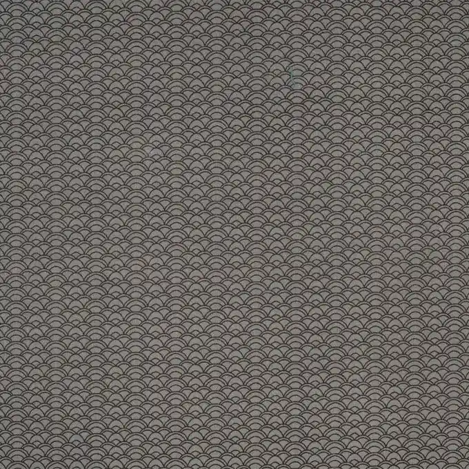 Graue Baumwollpopeline mit Schuppenmuster 140cm Breite Direkt Vom Hersteller