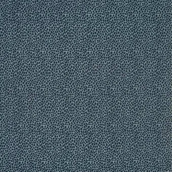 Popeline Baumwolle Kieselstein blau Handgefertigt