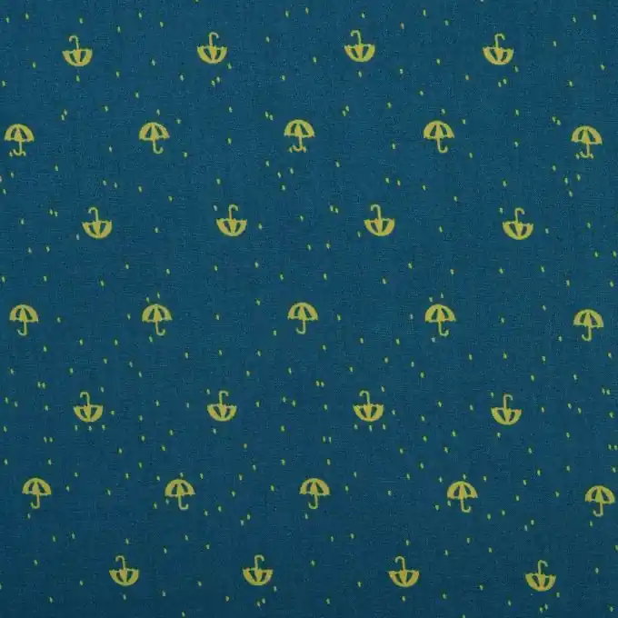 Preisknaller Popeline Regenshirm gelb