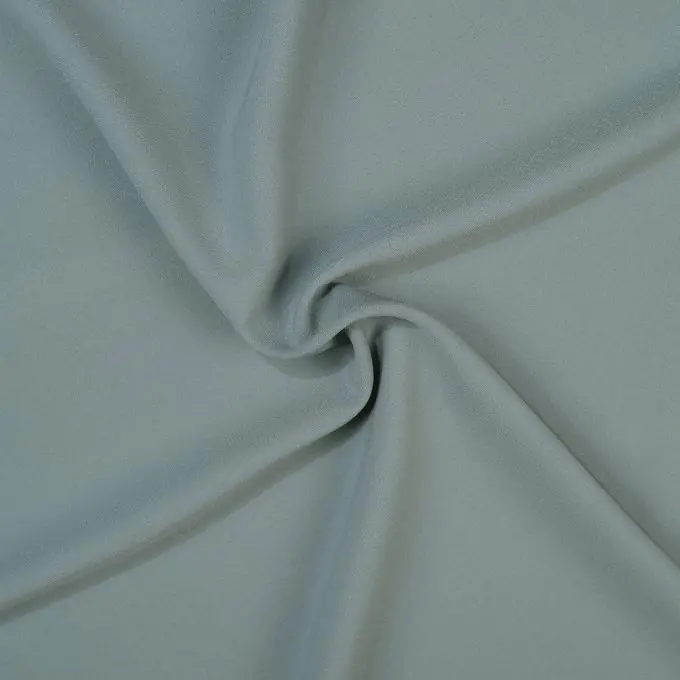 Letzte Chance Crepe-Stoff, einfarbig grau