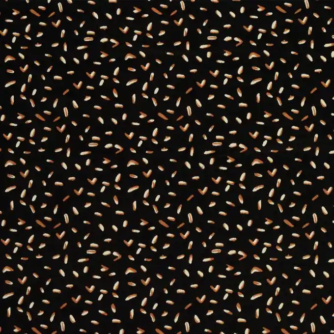 Crepe-Stoff Streifen gelb schwarz Jetzt Kaufen