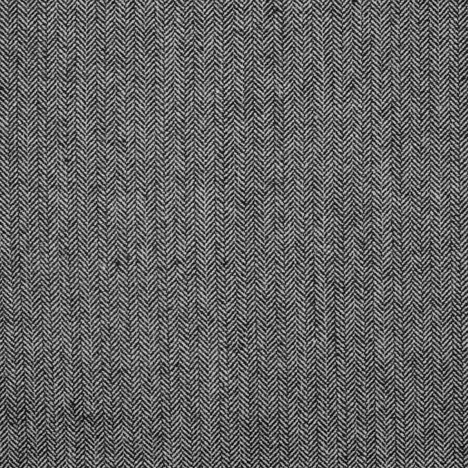 Begrenztes Angebot Schwarz-weißer Fischgrätstoff