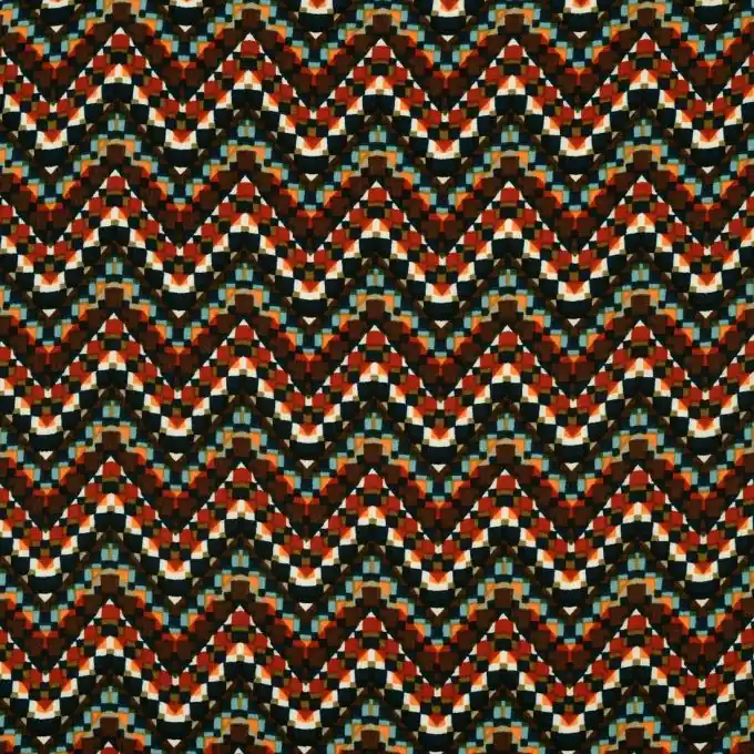 Crepe-Stoff bunt Nur Heute