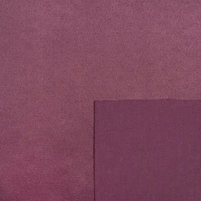 Zertifiziert Satin Polybaumwollstoff violet