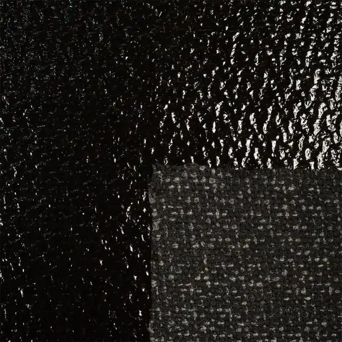 Ausverkauf Vinyl Kunstleder schwarz doppelseidig