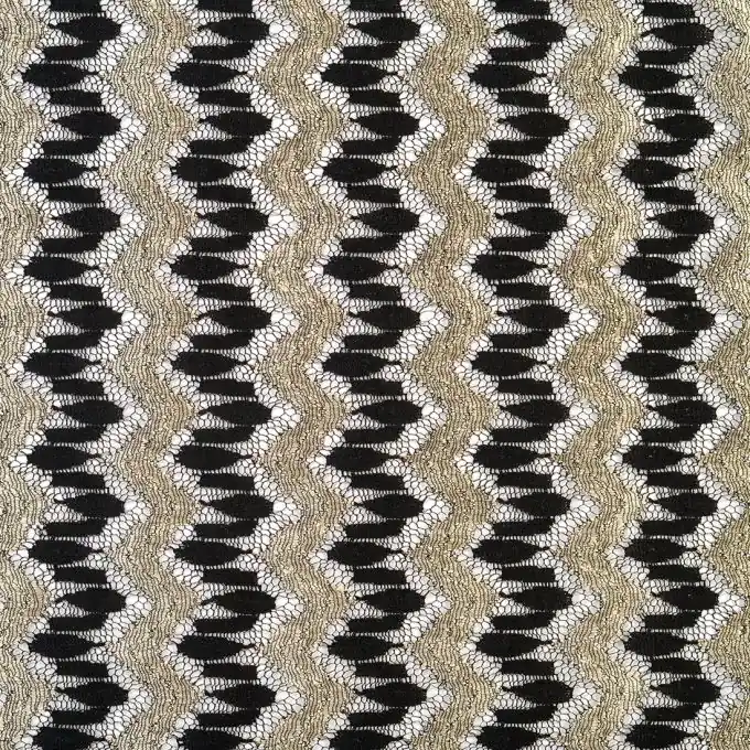 Spitze Zweifarbig Schwarz/Gold Solange Der Vorrat Reicht