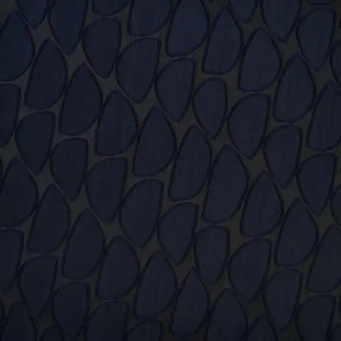 Sale Jarquard Tropfen schwarz dunkelbau