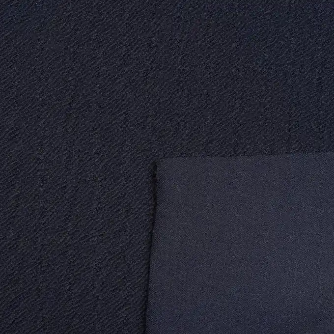 Marineblau geriffeltes Strickgewirk Super-Preis