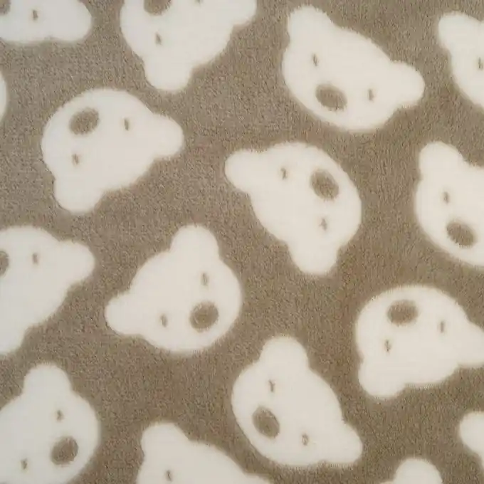 Jetzt Bestellen Gemütlicher taupefarbener Stoff mit Bärenmotiven